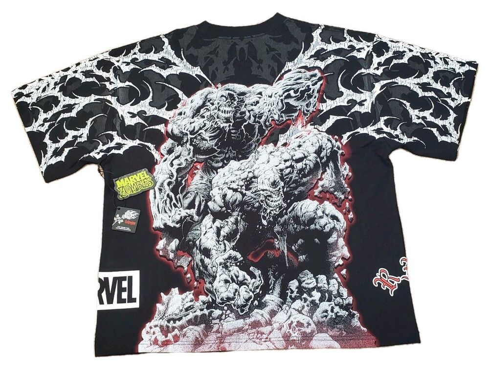 NWT Civil Regime X Marvel Zombies The Hulk Medium OVERSIZED Double Side T-Shirt